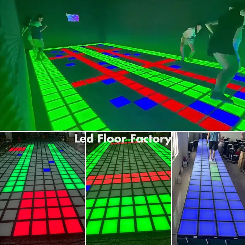 LED Interactive Game Floor for Commercial Game Rooms