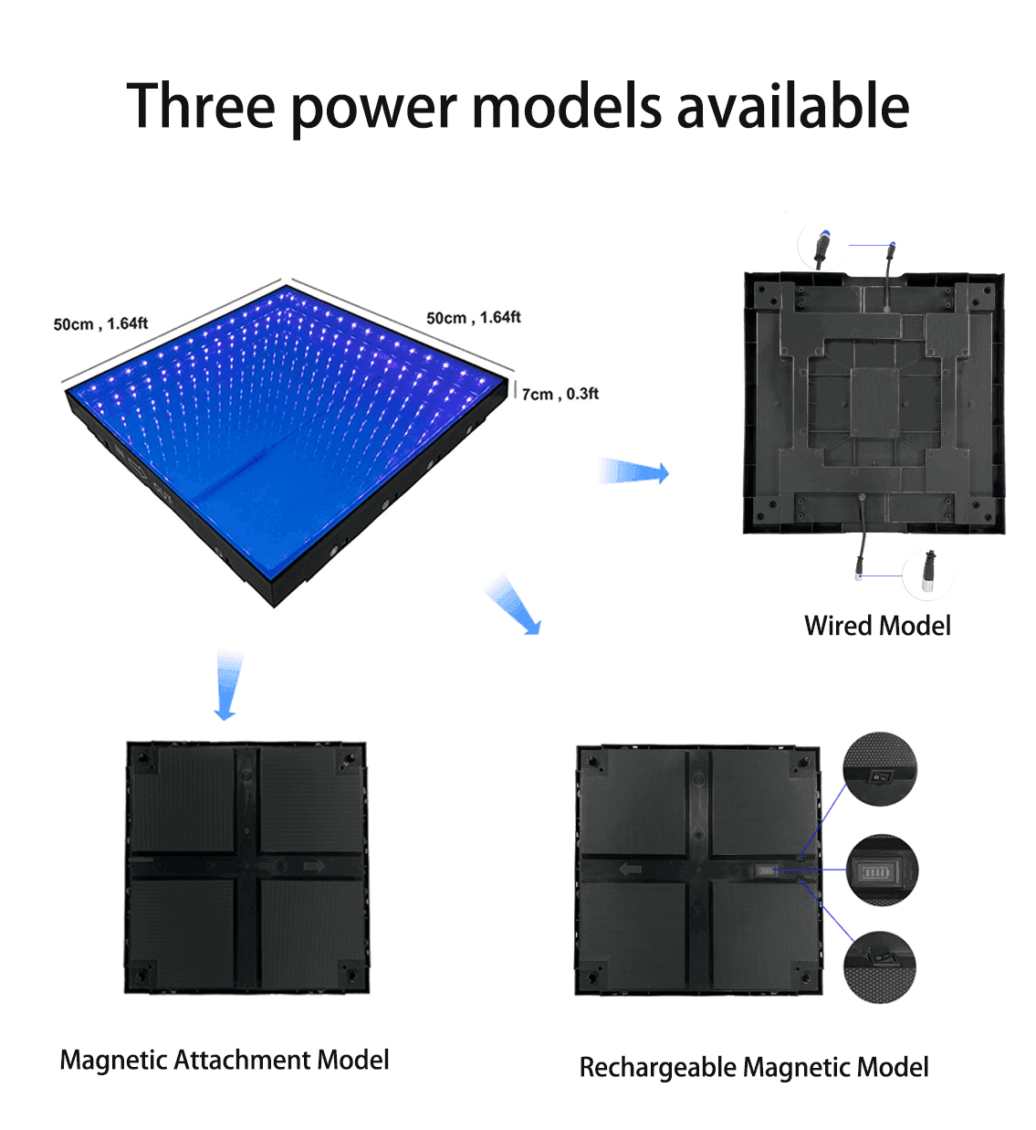 3D LED Dance Floor | 3D Infinity & Mirror Effects