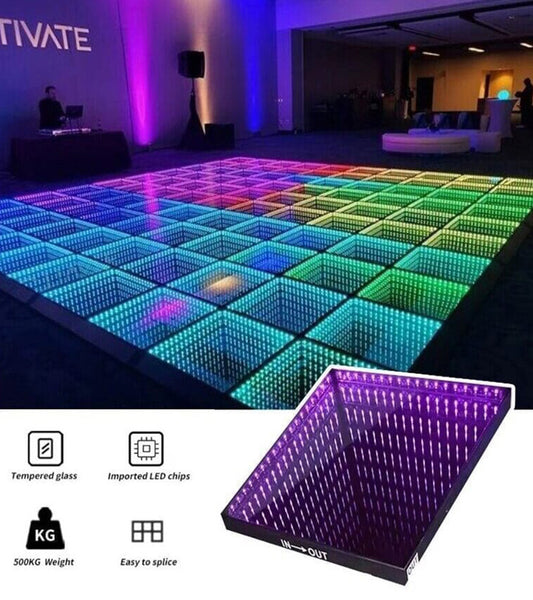 3D LED Dance Floor | 3D Infinity & Mirror Effects