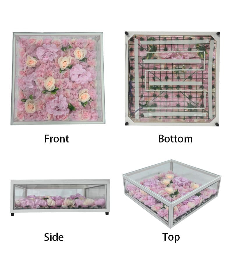 Floral Dance Floor for Romantic Wedding Events