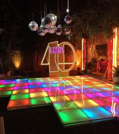 Colorful Dance Floor – Color Changing & Rainbow Panels