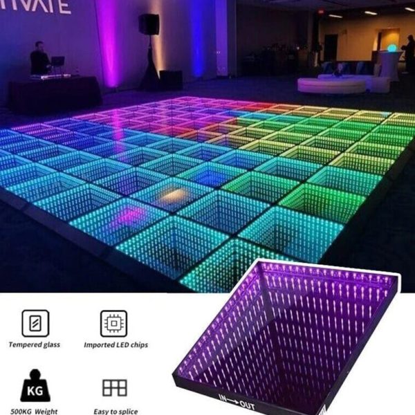 3D LED Dance Floor | 3D Infinity Mirror Effects