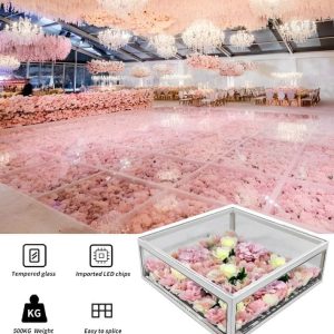 Flower Dance Floor for Romantic Wedding Events