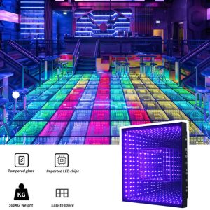 Double 3D LED Dance Floor – Nested Infinity Mirror Design